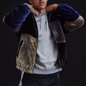 Urban Outfitters Patchwork Faux Fur Jacket.